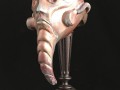 Artefakt 2018 Gips bronziert 20x49x30 cm